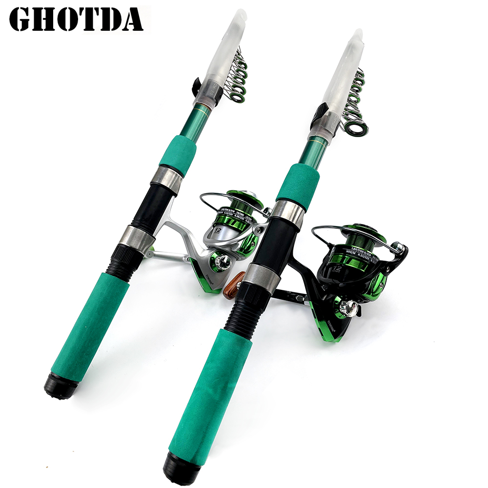 Fishing Rod Spinning - Portátil Mar Pesca Rod Set, Super