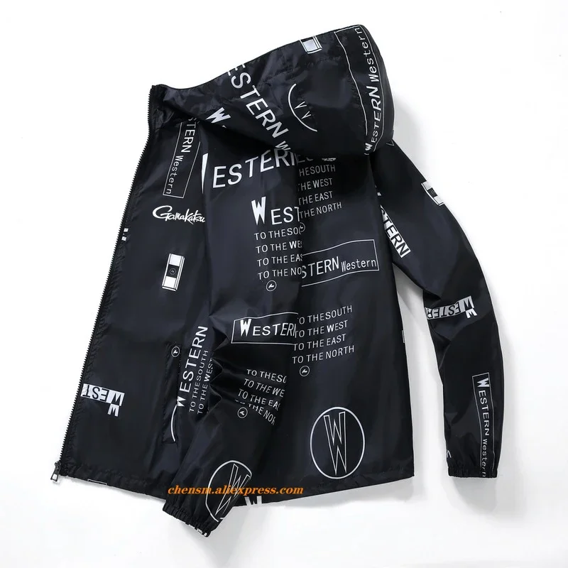Fishing Rod Boat - Gamakatsu novas camisas de pesca masculinas