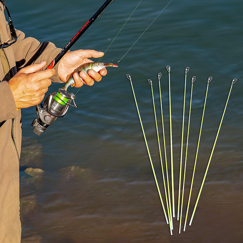 Fishing Rod Repair Kit - 5 pçs 42cm barco/jangada ponta da