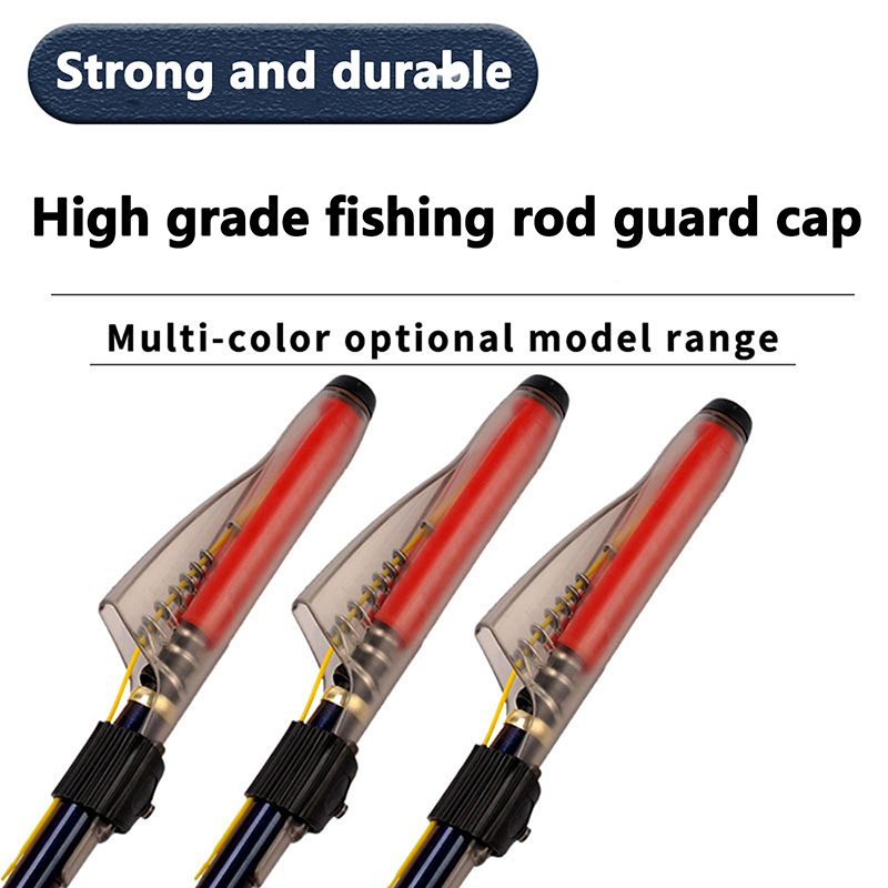 Fishing Rod Guide Replacement - 1 Peça Protetor Transparente para Ponta