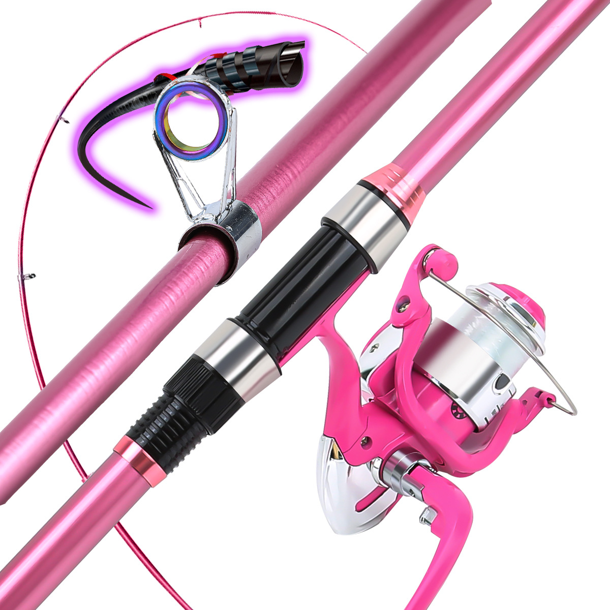 Conjunto completo de vara de p - Fishing Rod Spinning avaliação e preço