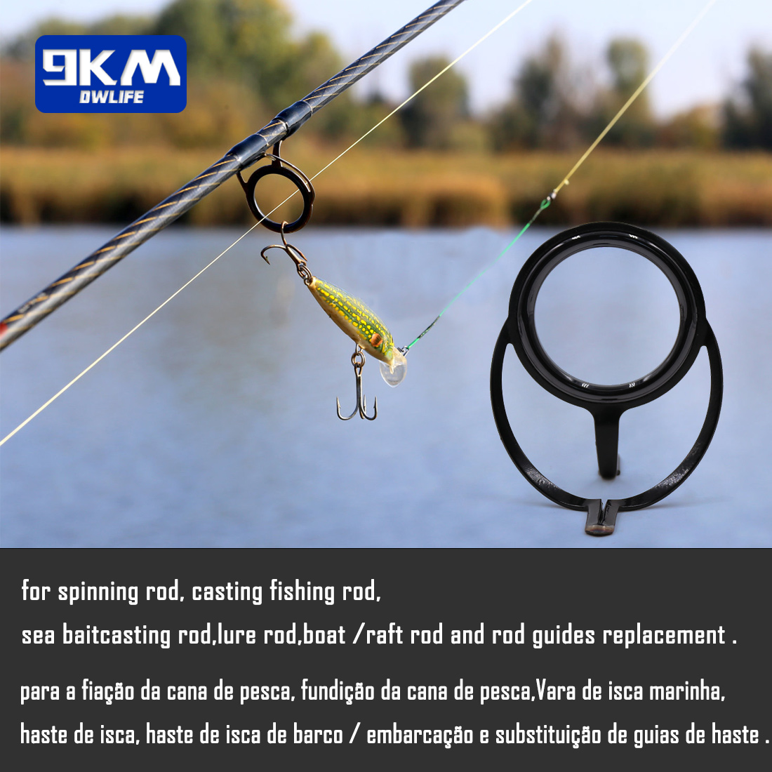 Kit de reparo de vara de pesca - Fishing Rod Guide Replacement avaliação e preço