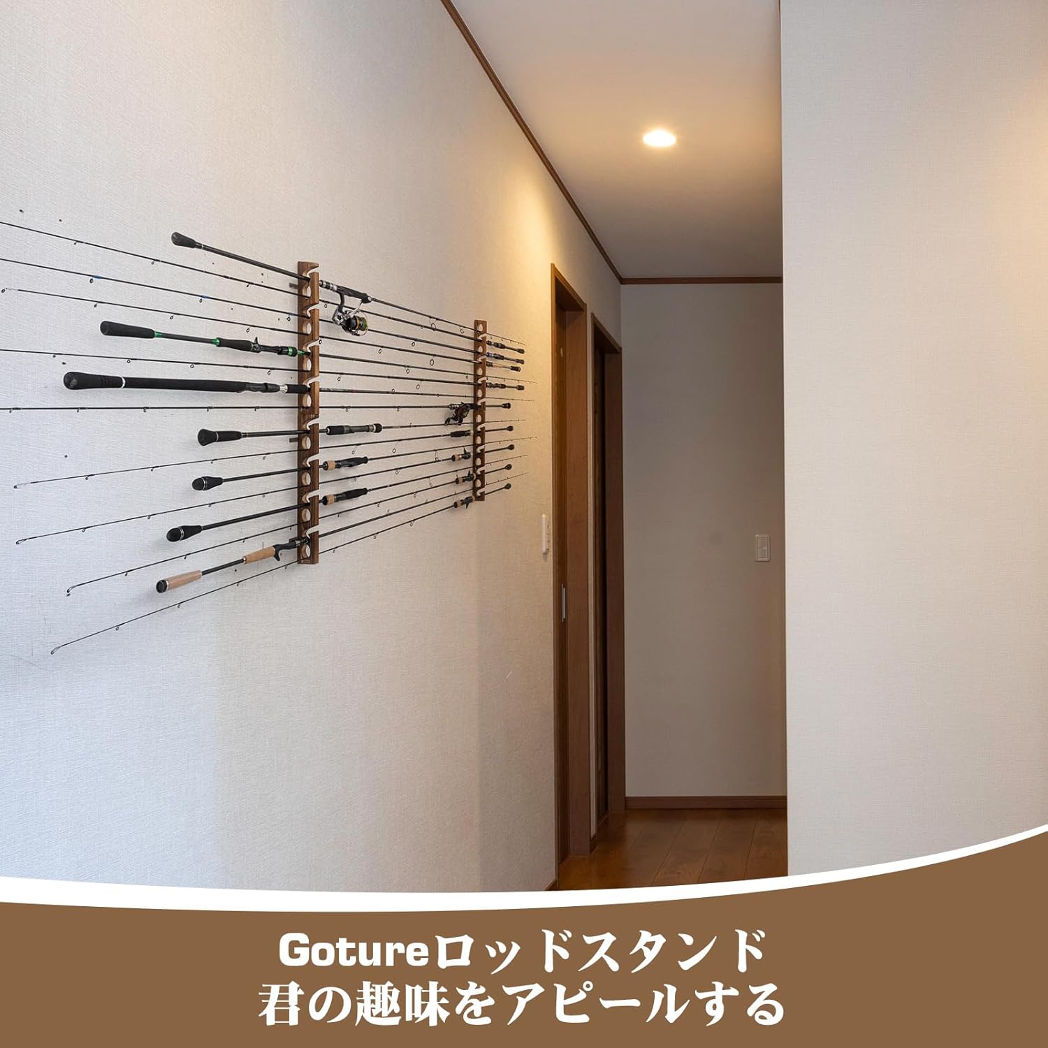 Goture suporte de vara de pesc - Fishing Rod Rack avaliação e preço