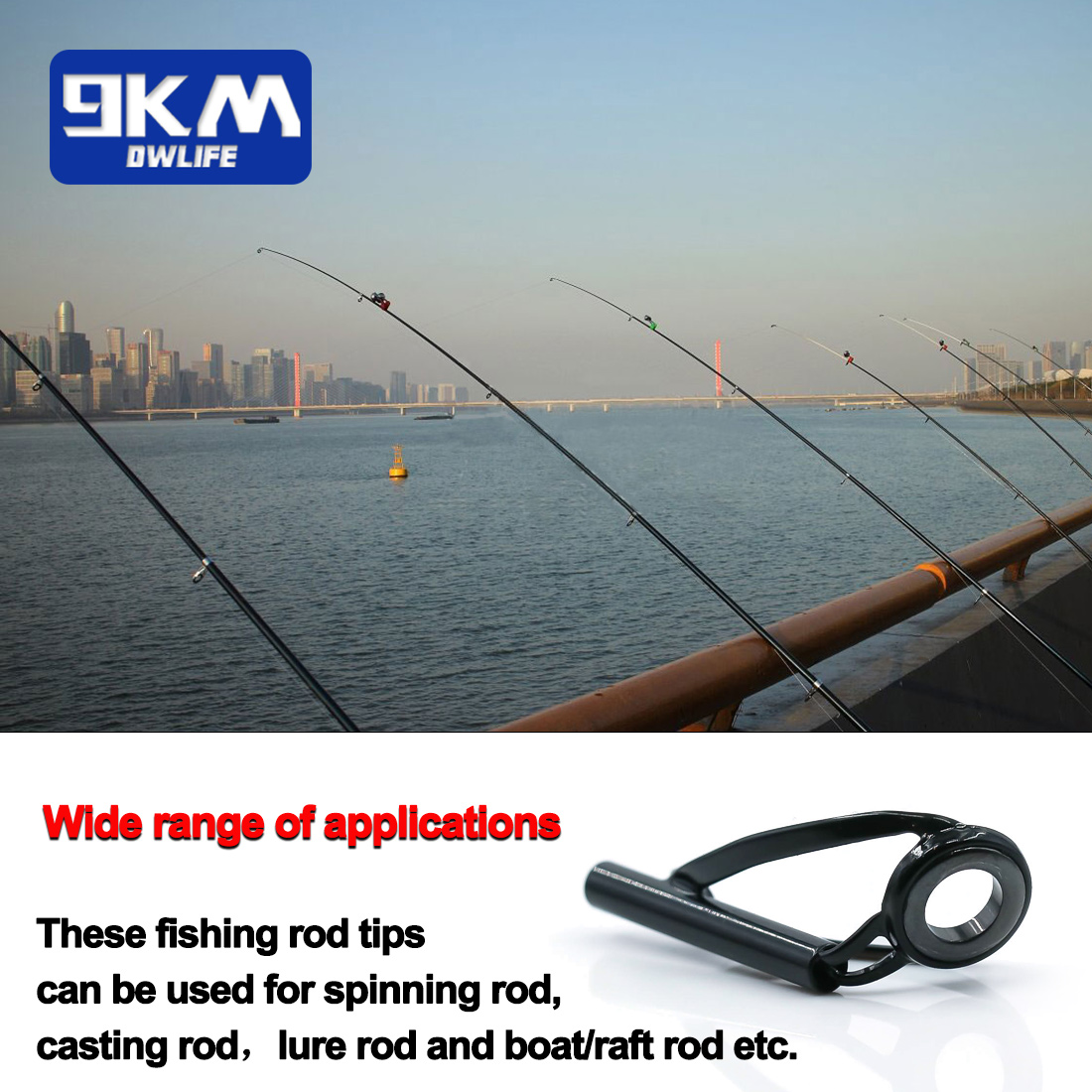 Kit de Reparo de Ponteira de V - Fishing Rod Guide Replacement avaliação e preço