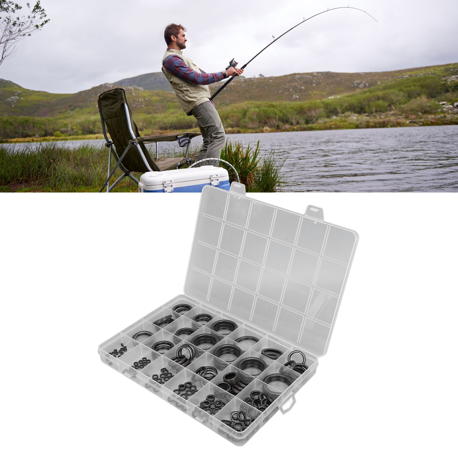 Kit de reparo de guia de vara  - Fishing Rod Guide Replacement avaliação e preço