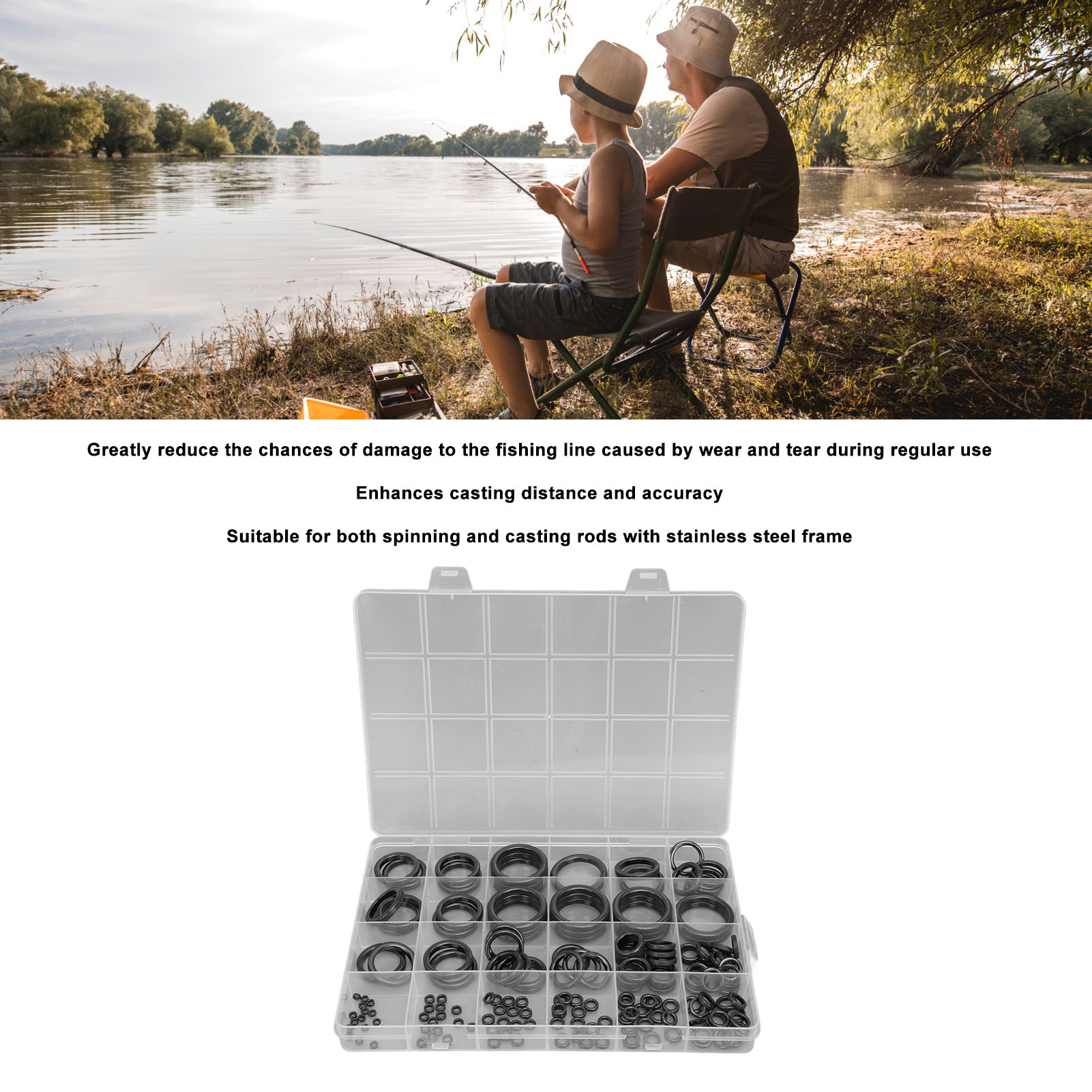 Kit de reparo de guia de vara  - Fishing Rod Guide Replacement avaliação e preço