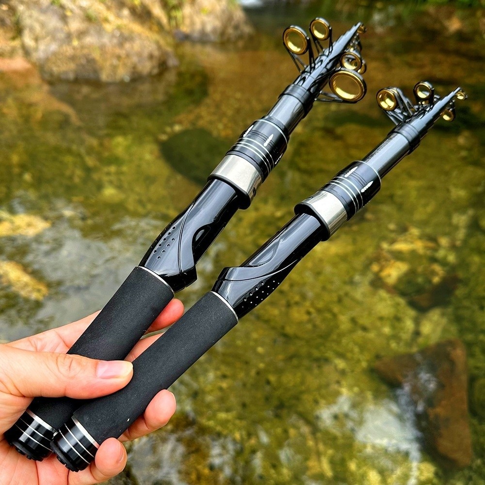 Vara de Pesca Retrátil de Fibr - Fishing Rod Surf avaliação e preço